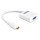 DeLock HDMI C male - VGA female adapter Wit