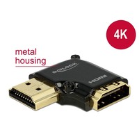 HDMI female - HDMI male 90° adapter 4K