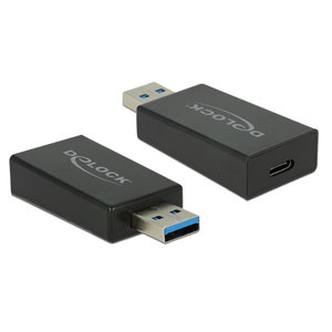 DeLock Actieve USB 3.1 Gen 2 Type A male - USB Type C converter (actief)