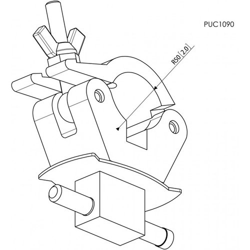 Vogel's PUC1090 Truss Adapter Connect-it
