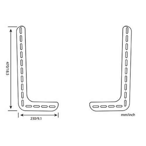 MyWall Universele Soundbar Beugel HZ12