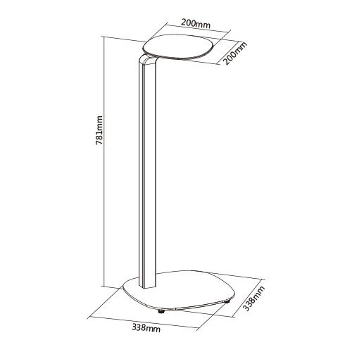 MyWall Design Speakerstandaard HS20 (set van 2 stuks)