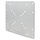 MyWall VESA 50/75/100 naar VESA 100x200, 200x100, 200x200 mm adapter zwart