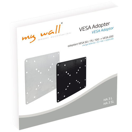 MyWall VESA Adapter - van VESA 50 naar max. VESA 200