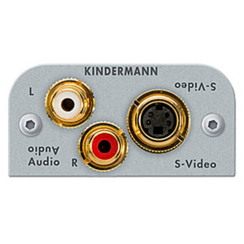 Kindermann Kindermann S-Video met Audio module-54 x 54 mm