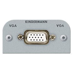 Kindermann Kindermann - VGA (HD15) kabel+plug module-54 x 54 mm