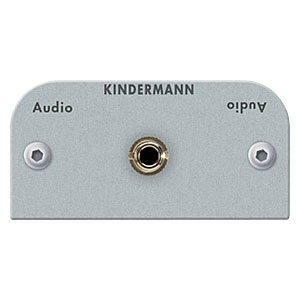 Kindermann Kindermann - 3.5mm stereo audio (mini jack) kabel+plug module-54 x 54 mm