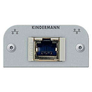 Kindermann Kindermann - Cat 6 RJ45 gender changer module-54 x 54 mm