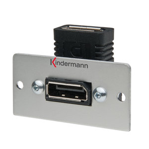 Kindermann Kindermann - Displayport 90° gender changer module-54 x 54 mm