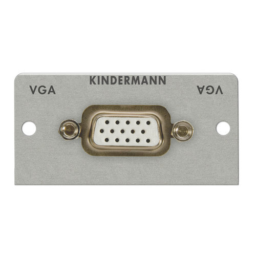 Kindermann Kindermann - VGA (HD15) kabel+plug module-50 x 50 mm