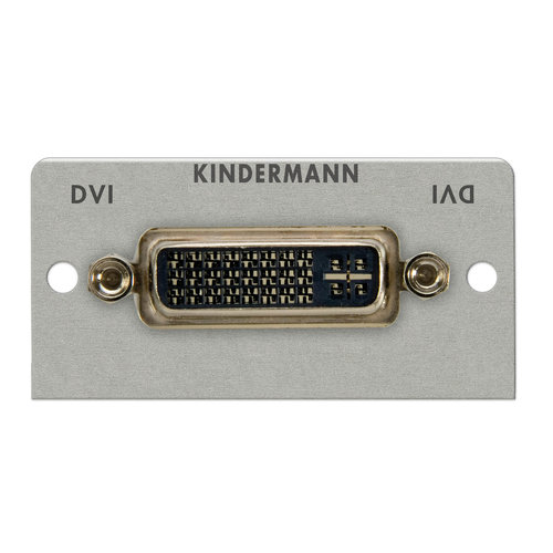 Kindermann Kindermann DVI-I (24+5) kabel+plug module-50 x 50 mm