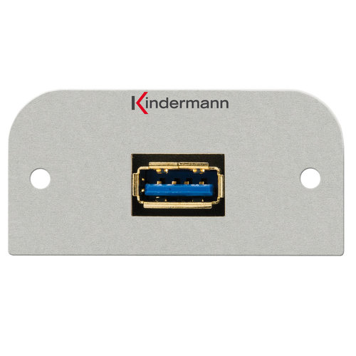 Kindermann Kindermann - USB 3.0 kabel + plug module-50 x 50 mm