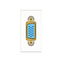 VGA 1.0m Kabel + Plug Module