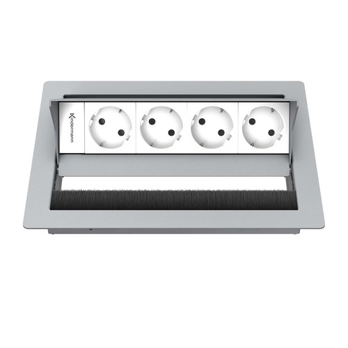 Kindermann CablePort standard² - 4x Stroom - RAL9006