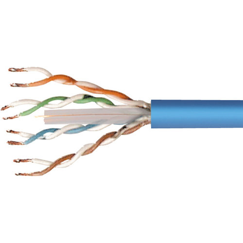 KEM KEM Cat 6 UTP Soepele kabel op rol-Blauw
