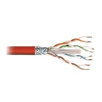 Cat 6 S-FTP kabel op rol (LSZH)-Rood