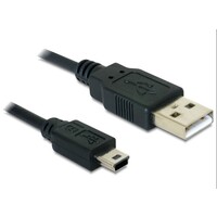 USB A - USB Mini B5 kabel - 3.0 meter