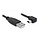 DeLock USB A - Haakse USB mini B5 kabel - 3.0 meter