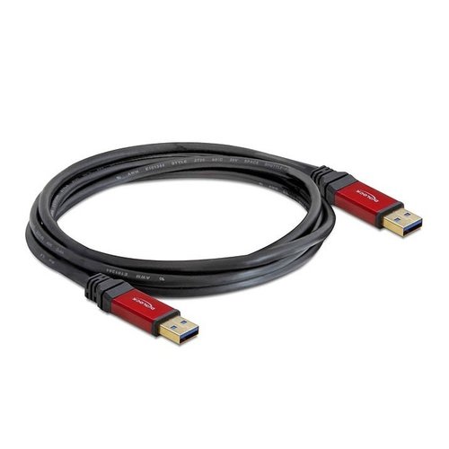 DeLock Premium USB A male - USB A male kabel (USB 3.0) - 1.0 meter