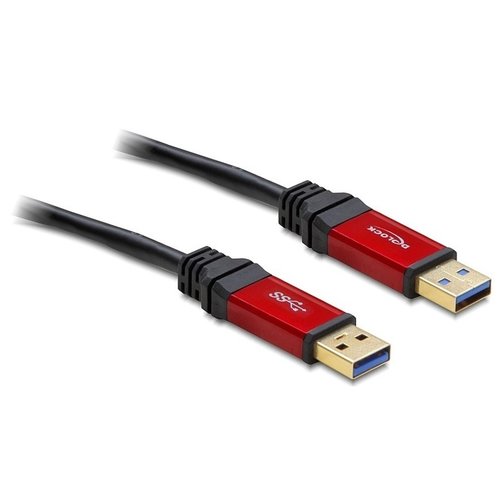 DeLock Premium USB A male - USB A male kabel (USB 3.0) - 3.0 meter