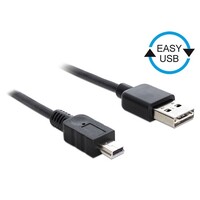 Easy USB A - Mini USB B5 kabel - 3.0 meter