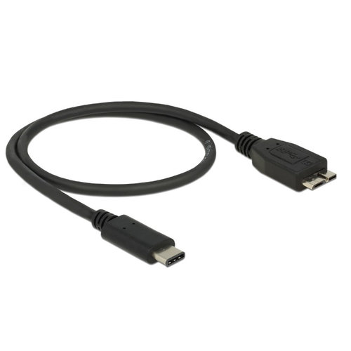 DeLock USB-C male - Micro USB-B male kabel (USB 3.1, Gen2 )-1.0 meter