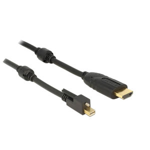 DeLock mini DP 1.2 male - HDMI male kabel (4K, Actief)-2.0 meter