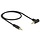 DeLock 3.5mm male - 3.5mm haakse male kabel-3.0 meter