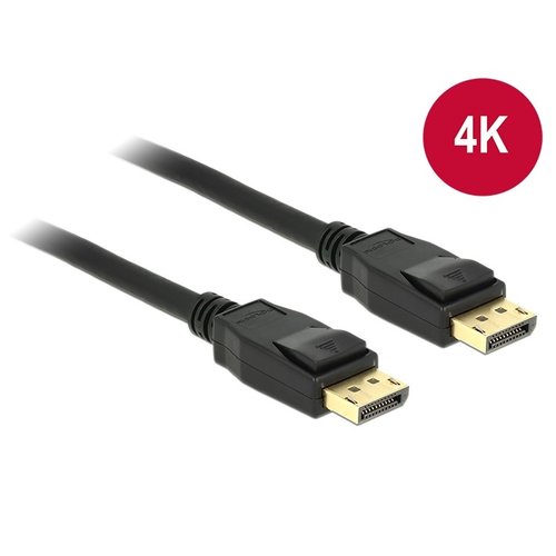 DeLock DisplayPort 1.2 (19 pins, 4K @ 60Hz) kabel-1.0 meter