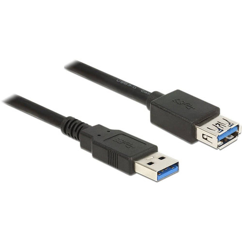 DeLock USB A - USB A verlengkabel - 0.5 meter