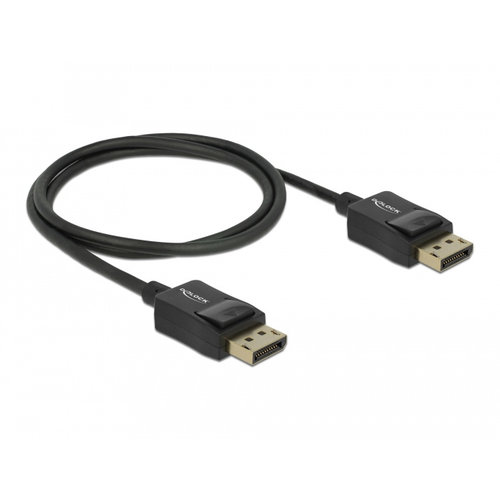 DeLock coaxiale DisplayPort Kabel, 8k @ 60 Hz - 1.0 meter