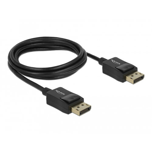 DeLock coaxiale DisplayPort Kabel, 8k @ 60 Hz - 2.0 meter DeLock coaxiale DisplayPort Kabel, 8k @ 60 Hz - 2.0 meter