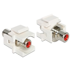 DeLock Keystone - RCA (tulp) rood module