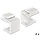 DeLock Keystone - Afdek module (4stuks) - Wit