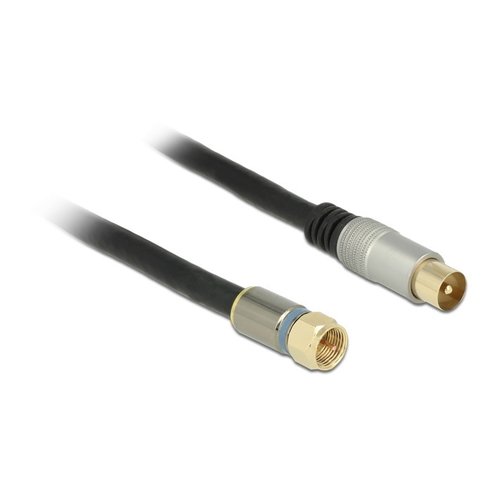 DeLock DeLock Premium F-Connector naar Coax male kabel-2.0 meter