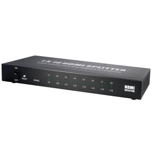 MaxTrack HDMI splitter 16 poorts (Full HD en 3D)