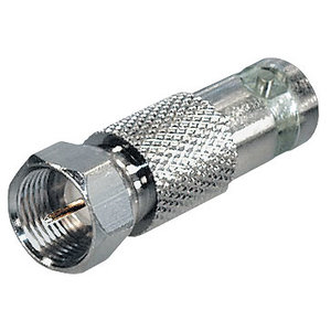BNC female - F-connecter male adapter