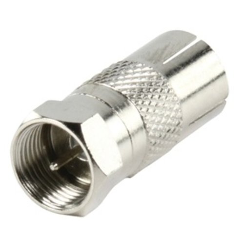 F-connector naar Coax Female adapter