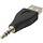 USB A Male - 3.5 mm Stereo plug