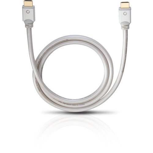 Oehlbach Oehlbach White Magic *** Quality High Speed met Ethernet HDMI Kabel-1.2 meter