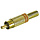 RCA male connector - Gold plated - rode ring