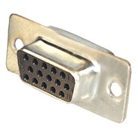 15-Pins Sub-D (VGA) female connector