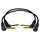 Klotz Set 6.35 mm Haakse Jack Studio kabels -0.60 meter