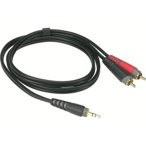 Klotz 3.5mm Jack male - 2 RCA  kabel-3.0 meter