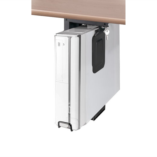 Braca Mini PC Houder met slot - BRC1703-Zwart