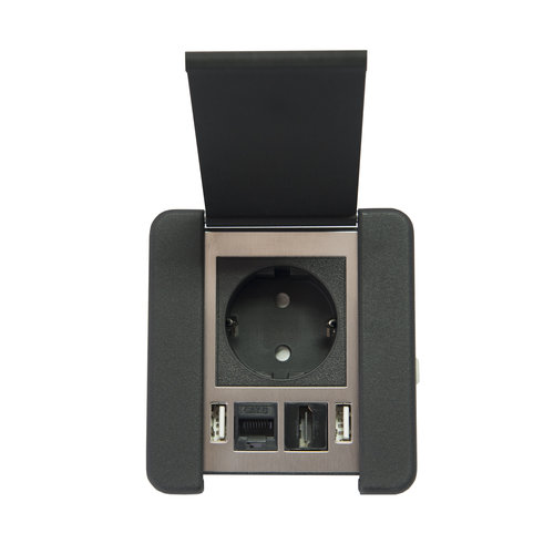 Digitel Digitel Source 80 Zwart met Cover - 1x 220V, USB oplader (2x) Digitel Digitel Source 80 Zwart met Cover - 1x 220V, USB oplader (2x)