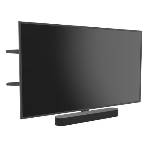 Cavus WME105+CFSBB- Draaibare TV beugel met Sonos Beam frame Zwart