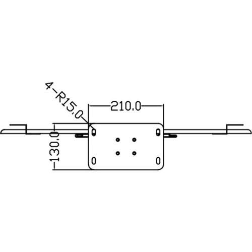 Multibrackets Multibrackets TV Standaard M Display 180 Single Black