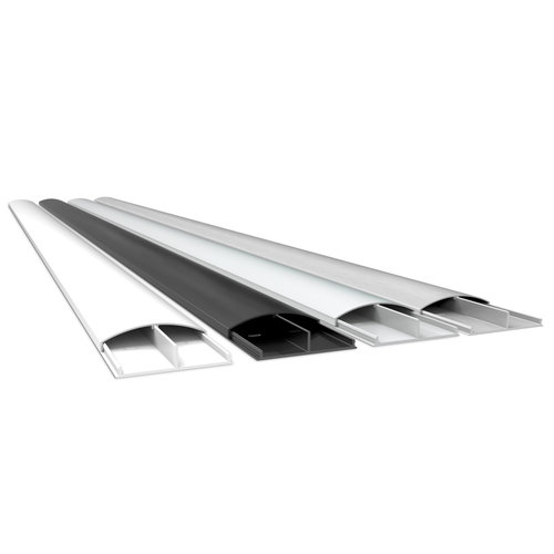 Multibrackets Super Slim Aluminium Kabelgoot - Zwart - 75 x 1100 mm