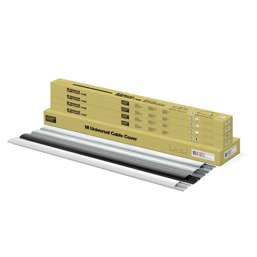 Multibrackets Super Slim Aluminium Kabelgoot - Silver- 75 x 1600 mm